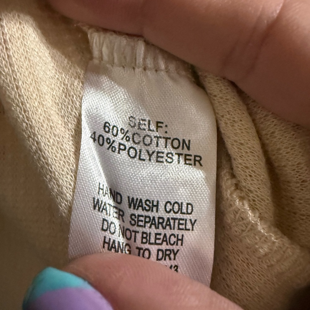 Easel Beige Knit Top - Picture 4 of 4